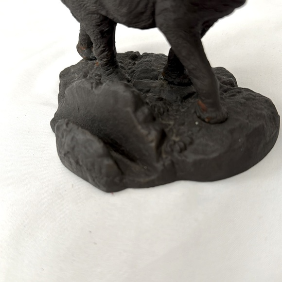 Vintage Cast Iron Elephant Business Card Holder Pachyderm - Picture 6 of 9